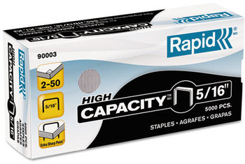 Rapid® High Capacity Staples,  SuperFlatClinch High Capacity Stapler