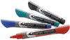 A Picture of product QRT-5001M Quartet® EnduraGlide® Dry Erase Marker,  Chisel Tip, Assorted Colors, 4/Set