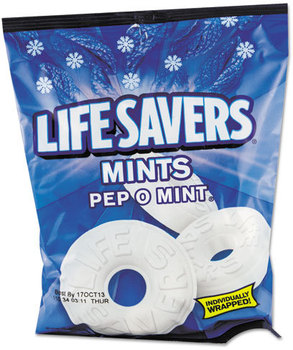 LifeSavers® Hard Candy,  Pep-O-Mint, Individually Wrapped, 6.25oz Bag