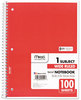 A Picture of product MEA-05514 Mead® Spiral® Notebook,  Perforated, Legal Rule, 10 1/2 x 8, White, 100 Sheets