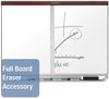 A Picture of product QRT-P554MP2 Quartet® Prestige 2 Connects™ DuraMax® Magnetic Porcelain Whiteboard,  48 x 36, Mahogany