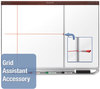 A Picture of product QRT-P554MP2 Quartet® Prestige 2 Connects™ DuraMax® Magnetic Porcelain Whiteboard,  48 x 36, Mahogany