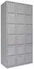 A Picture of product TNN-BS6121812CMG Tennsco Box Compartments,  Triple Stack, 36w x 18d x 72h, Medium Gray