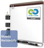 A Picture of product QRT-P554MP2 Quartet® Prestige 2 Connects™ DuraMax® Magnetic Porcelain Whiteboard,  48 x 36, Mahogany