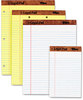 A Picture of product TOP-7572 TOPS™ The Legal Pad™ Ruled Perforated Pads,  Legal/Wide, 8 1/2 x 14, Canary, 50 Sheets, Dozen