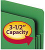 A Picture of product SMD-73500 Smead™ Poly Drop Front File Pockets 3.5" Expansion, Letter Size, Assorted Colors, 4/Box