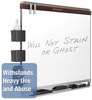 A Picture of product QRT-P557MP2 Quartet® Prestige 2 Connects™ DuraMax® Magnetic Porcelain Whiteboard,  72 x 48, Mahogany