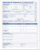 A Picture of product TOP-3288 TOPS™ Comprehensive Employee Application Form,  8 1/2 x 11, 25 Forms