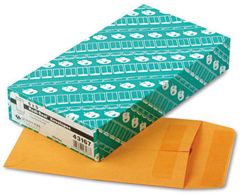 Quality Park™ Redi-Seal™ Catalog Envelope,  6 x 9, Brown Kraft, 100/Box
