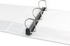 A Picture of product UNV-30732 Universal® Deluxe Easy-to-Open D-Ring View Binder 3 Rings, 2" Capacity, 11 x 8.5, White