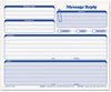 A Picture of product TOP-3801 TOPS™ Snap-Off® Message Reply Form,  8 1/2 x 7, Three-Part Carbonless, 50 Forms
