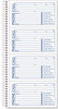 A Picture of product TOP-4003 TOPS™ Spiralbound Message Book,  2 3/4 x 5, Two-Part Carbonless, 400/Book