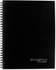 A Picture of product MEA-06122 Cambridge® Wirebound Guided Business Notebook,  7 1/2 x 9 1/2, Black, 80 Sheets