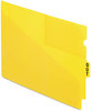 A Picture of product PFX-13544 Pendaflex® Colored Poly Out Guides with Center Tab 1/3-Cut End 8.5 x 11, Yellow, 50/Box