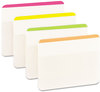 A Picture of product MMM-686F1BB Post-It® Tabs Lined 1/5-Cut, Assorted Bright Colors, 2" Wide, 24/Pack