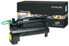 A Picture of product LEX-X792X2YG Lexmark™ X792X2YG-X792X1KG Toner,  20,000 Page-Yield, Yellow