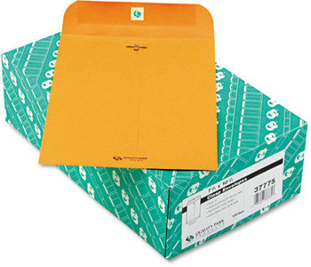 Quality Park™ Clasp Envelope,  7 1/2 x 10 1/2, 32lb, Brown Kraft, 100/Box