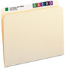 A Picture of product SMD-10300 Smead™ Manila File Folders Straight Tabs, Letter Size, 0.75" Expansion, 100/Box
