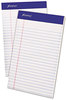 A Picture of product TOP-20304 Ampad® Perforated Writing Pads,  Narrow, 5 x 8, White, 50 Sheets, Dozen