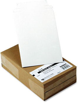 Quality Park™ Photo/Document Mailer,  Redi-Strip, Side Seam, 6 x 8, White, 25/Box
