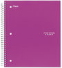 A Picture of product MEA-06210 Five Star® Wirebound Notebook,  College Rule, 8 1/2 x 11, 3 Subject, 150 Sheets