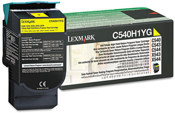 Lexmark™ C540H1YG - C540A1KG Toner Cartridge,  2000 Page-Yield, Yellow
