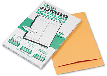 Quality Park™ Jumbo Size Kraft Envelope,  15 x 20, Brown Kraft, 25/Pack