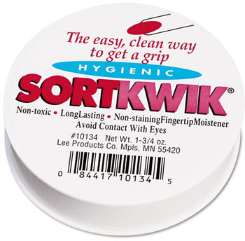 LEE Sortkwik® Fingertip Moisteners,  1 3/4 oz, Pink