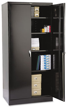 Tennsco 78" High Deluxe Cabinet,  36w x 24d x 78h, Black