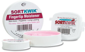 LEE Sortkwik® Fingertip Moisteners,  3/8 oz, Pink