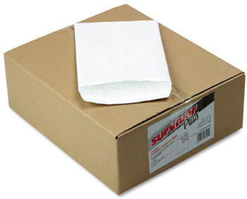 Survivor® Bubble Mailer of DuPont™ Tyvek®,  Self-Seal, Side Seam, 6 1/2 x 9 1/2, White