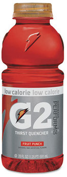 Gatorade® G2® Perform 02 Low-Calorie Thirst Quencher,  Fruit Punch, 20 oz Bottle, 24/Carton