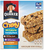 A Picture of product QKR-11834 Quaker® Granola Bars,  Chewy Variety Pack, .84oz Bar, 8/Box, 12 Boxes/Carton