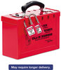 A Picture of product MLK-498A Master Lock® Latch Tight™ Lock Box,  Red