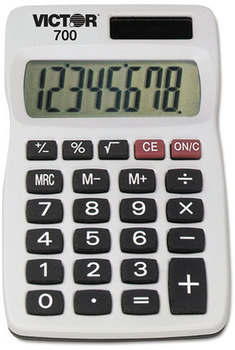 Victor® 700 Pocket Calculator,  8-Digit LCD