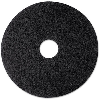 3M™ High Productivity Stripper Floor Pad 7300. 18 in. Black. 5/case.