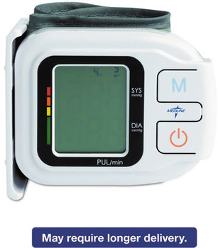 Medline Automatic Digital Wrist Blood Pressure Monitor,  One Size Fits All
