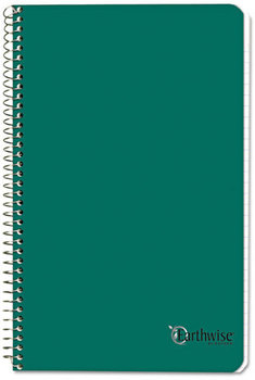 Oxford® Earthwise® 100% Recycled One-Subject Notebook,  Narrow Rule, 8 x 5, White Paper, 80 Sheets