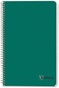 A Picture of product TOP-25400 Oxford® Earthwise® 100% Recycled One-Subject Notebook,  Narrow Rule, 8 x 5, White Paper, 80 Sheets