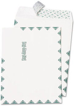 Quality Park™ Redi-Strip™ Catalog Envelope,  First Class, 10 x 13, White, 100/Box