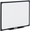A Picture of product UNV-43630 Universal® Design Series Deluxe Dry Erase Board 24 x 18, White Surface, Black Anodized Aluminum Frame