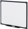 A Picture of product UNV-43630 Universal® Design Series Deluxe Dry Erase Board 24 x 18, White Surface, Black Anodized Aluminum Frame