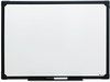 A Picture of product UNV-43630 Universal® Design Series Deluxe Dry Erase Board 24 x 18, White Surface, Black Anodized Aluminum Frame