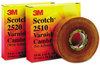 A Picture of product MMM-04836 3M Scotch® Varnished Cambric Tape 2520 04836,  3/4" x 60ft, 20 Rolls/Case