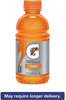 A Picture of product QKR-12937 Gatorade® G-Series® Perform 02 Thirst Quencher,  Orange, 12 oz Bottle