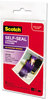 A Picture of product MMM-PL903G Scotch™ Self-Sealing Laminating Pouches,  Glossy, 2 13/16 x 3 15/16, Wallet Size, 5/Pack