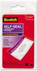 A Picture of product MMM-PL903G Scotch™ Self-Sealing Laminating Pouches,  Glossy, 2 13/16 x 3 15/16, Wallet Size, 5/Pack