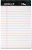 A Picture of product TOP-63360 TOPS™ Docket™ Ruled Perforated Pads,  Legal/Wide, 5 x 8, White, 50 Sheets, Dozen