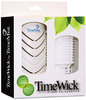 A Picture of product TMS-326100TM TimeMist® TimeWick Dispenser,  2 1/4w x 3 1/4d x 5 3/4h, White