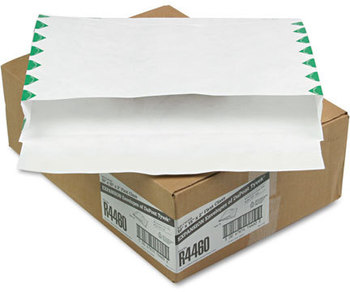 Survivor® Open Side Expansion Mailers Made with Tyvek®,  1st Class, 10 x 15 x 2, White, 18lb, 100/Carton